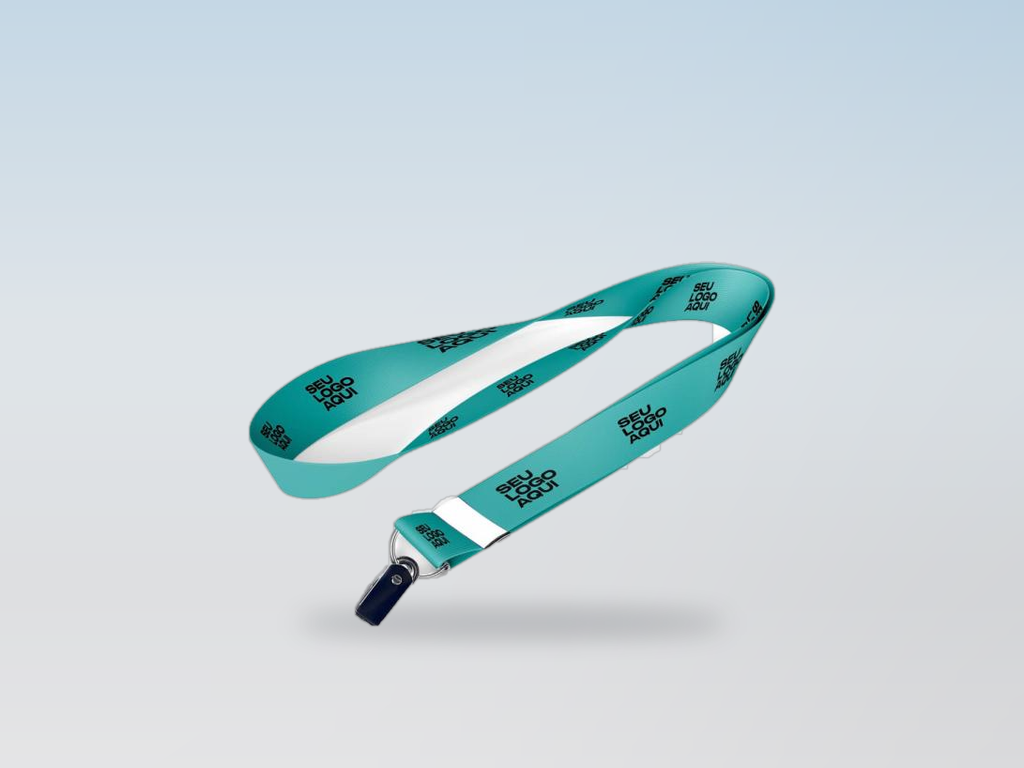 Cordão para crachá, versão personalizável